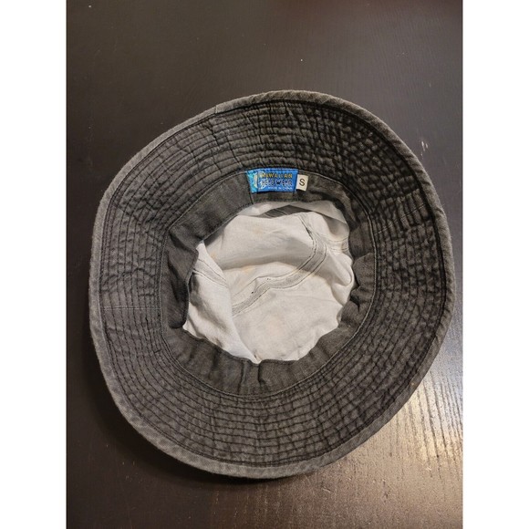 Hawaii National Fish Gray Bucket Hat Size Small Hawaiian Headwear Beach Fishing - Picture 5 of 7